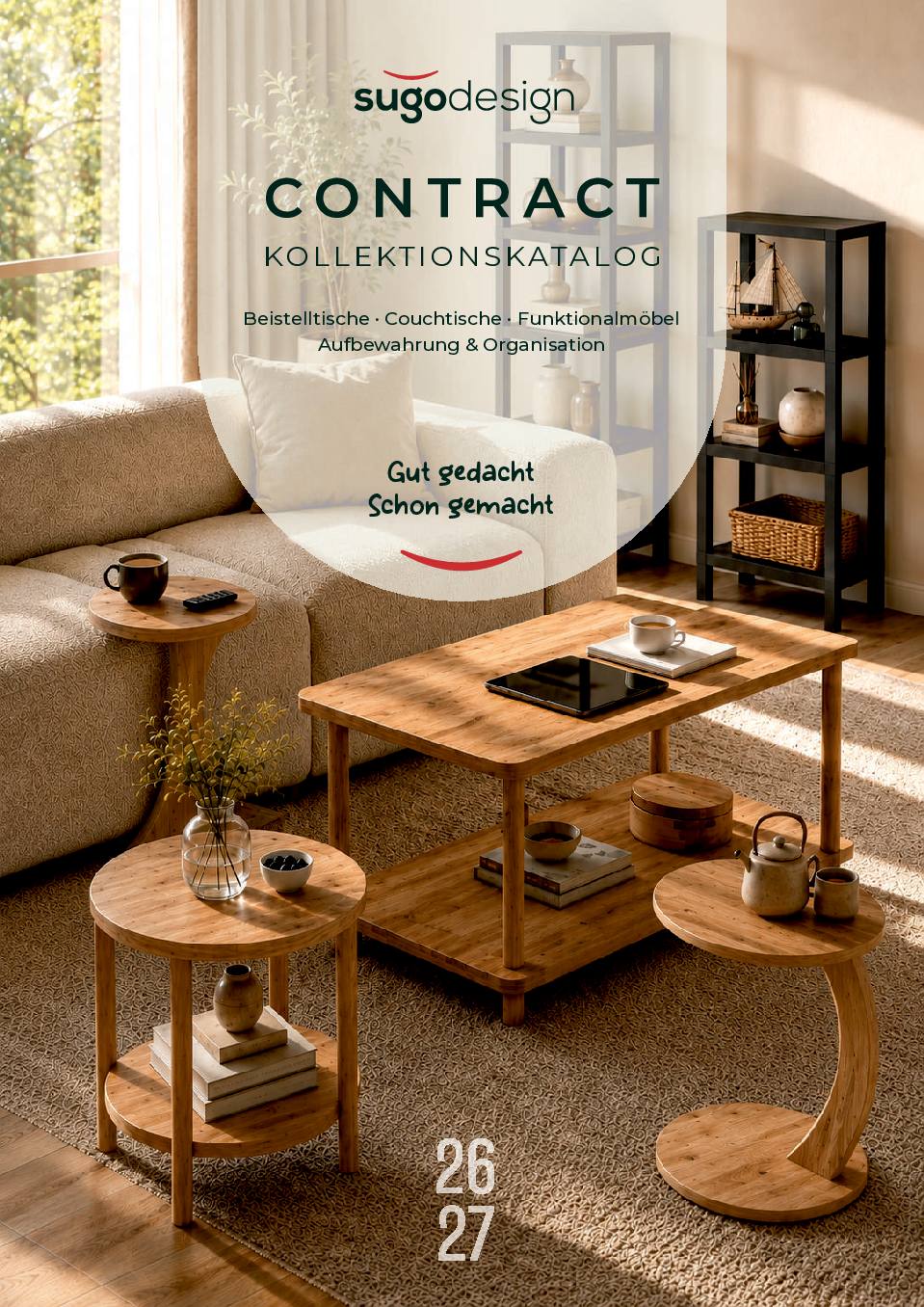 Titelseite des SUGODESIGN CONTRACT Kollektionskatalogs